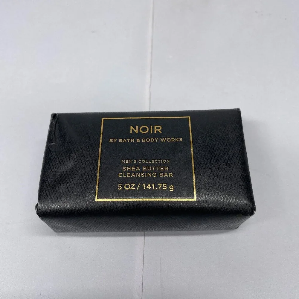 Bath & Body Works Noir Mens Collection Shea Butter Cleansing Bar 5 oz Soap
